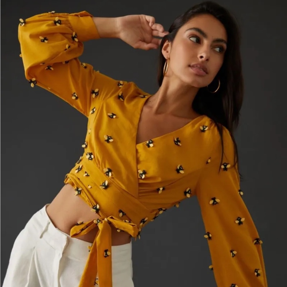 Maeve Bee Crop Top